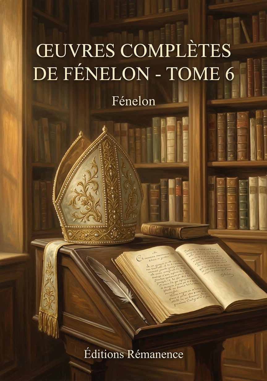 Livre Œuvres complètes de Fénelon - Tome 6 par Fénelon - Couverture - Editions Remanence