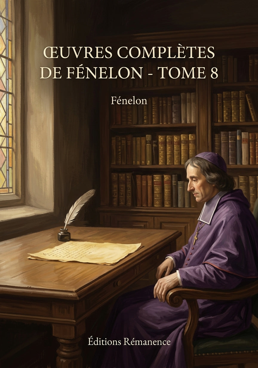 Livre Œuvres complètes de Fénelon - Tome 8 par Fénelon - Couverture - Editions Remanence