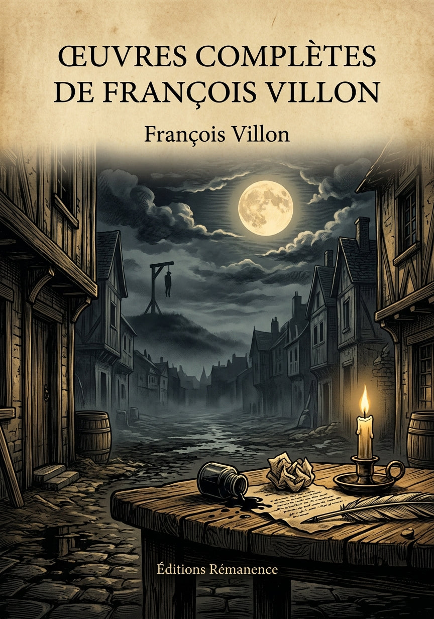 Livre Œuvres complètes de François Villon par François Villon - Couverture - Editions Remanence