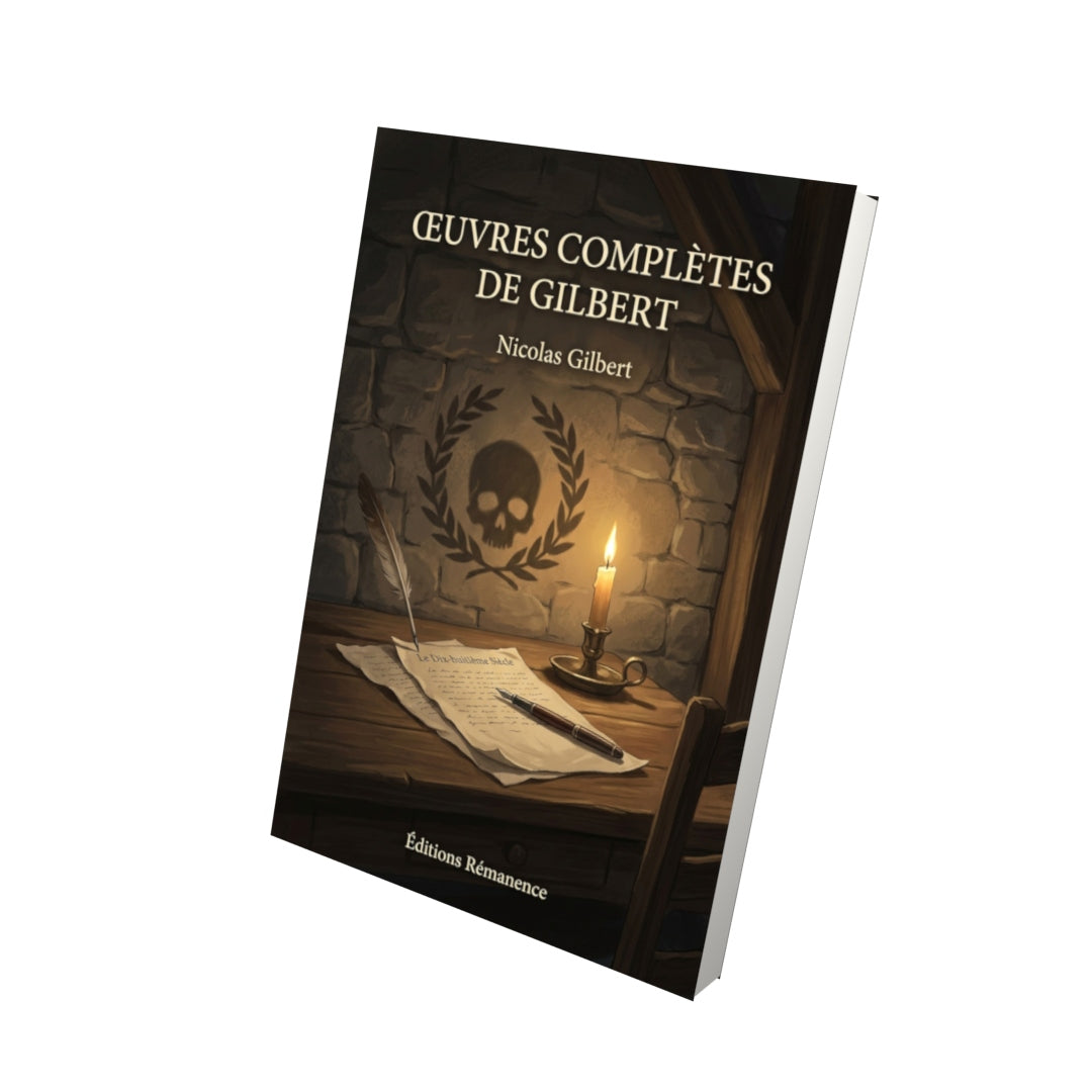 Livre Œuvres complètes de Gilbert par Nicolas Gilbert - Vue 3D - Editions Remanence