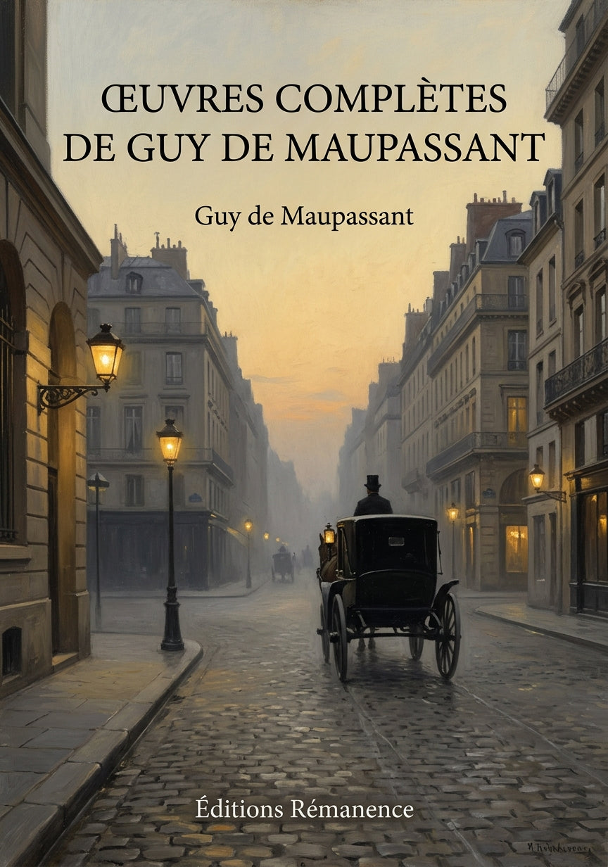 Livre Œuvres complètes de Guy de Maupassant par Guy de Maupassant - Couverture - Editions Remanence