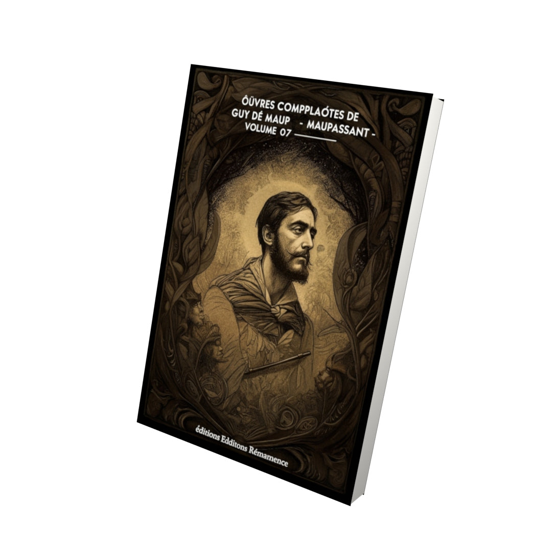 Livre Œuvres complètes de Guy de Maupassant - volume 07 - Vue 3D - Editions Remanence