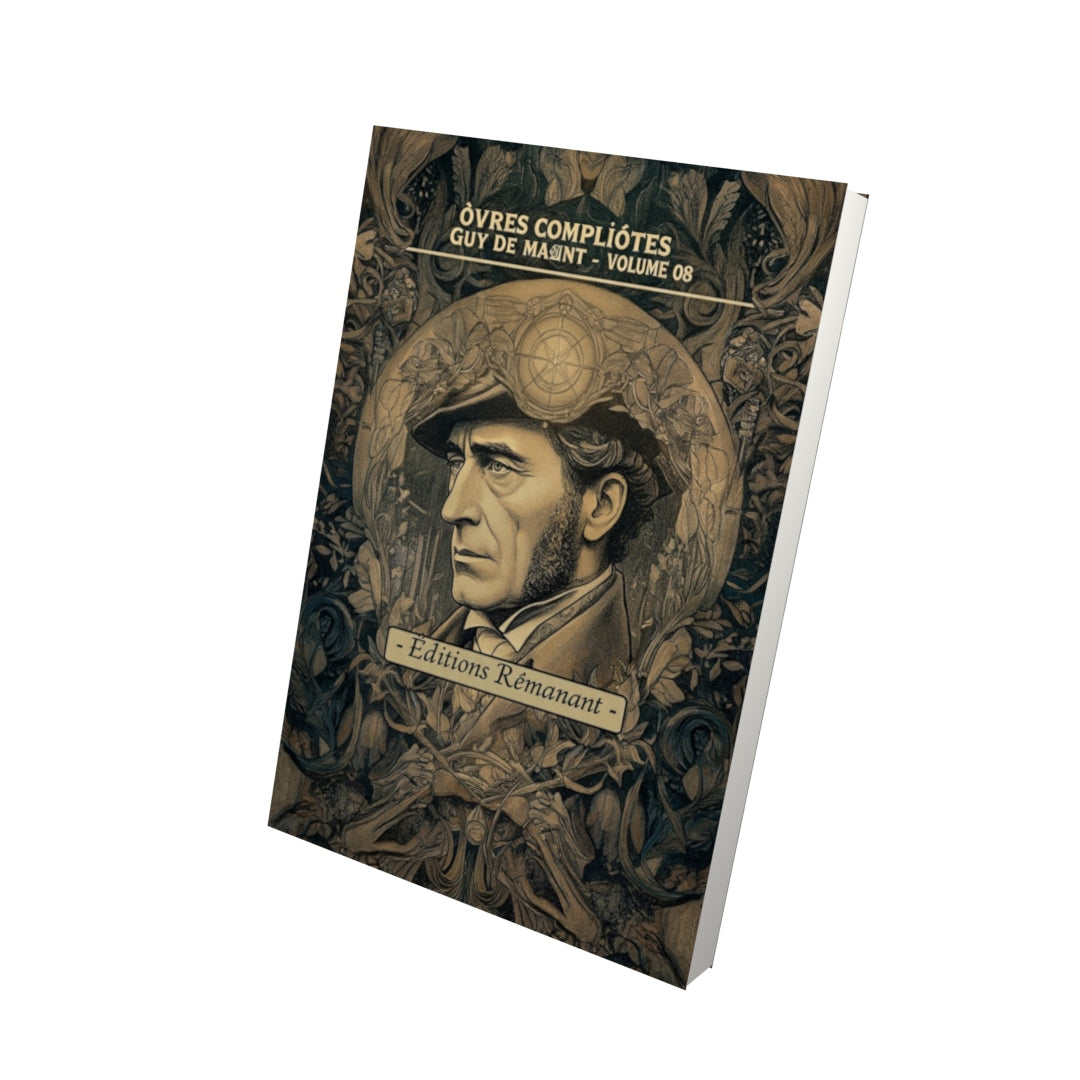 Livre Œuvres complètes de Guy de Maupassant - volume 08 - Vue 3D - Editions Remanence