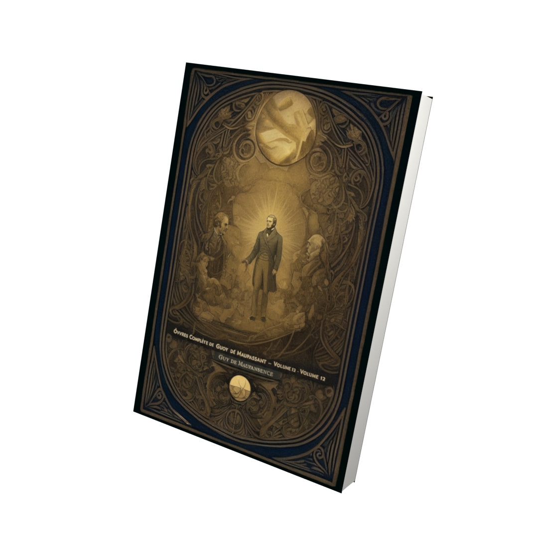 Livre Œuvres complètes de Guy de Maupassant - volume 12 - Vue 3D - Editions Remanence