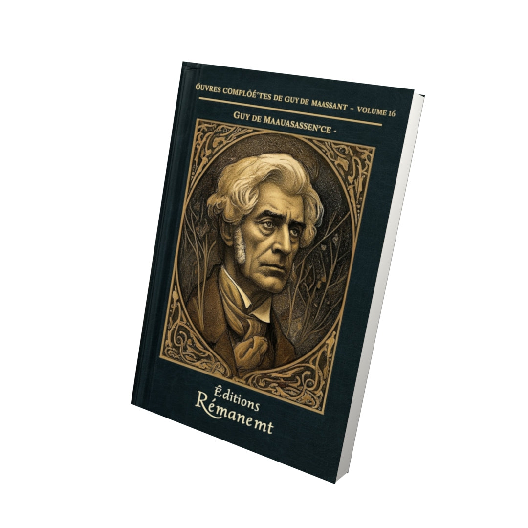 Livre Œuvres complètes de Guy de Maupassant - volume 16 - Vue 3D - Editions Remanence