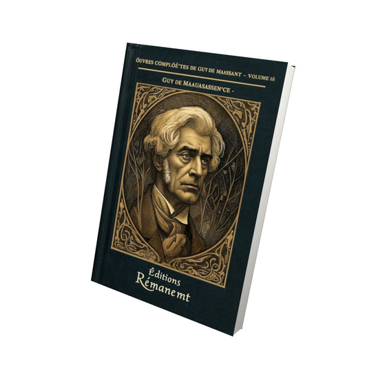 Livre Œuvres complètes de Guy de Maupassant - volume 16 - Vue 3D - Editions Remanence
