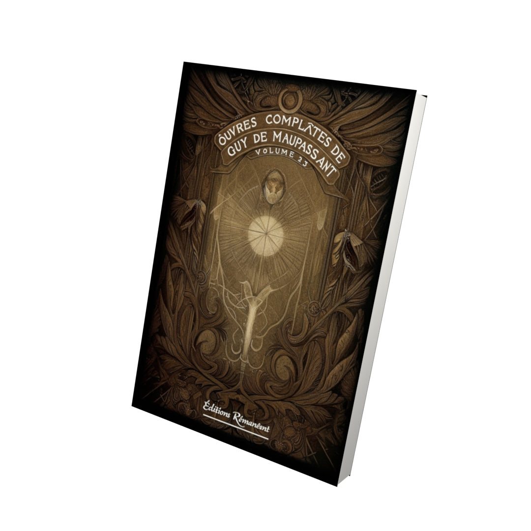 Livre Œuvres complètes de Guy de Maupassant - volume 23 - Vue 3D - Editions Remanence