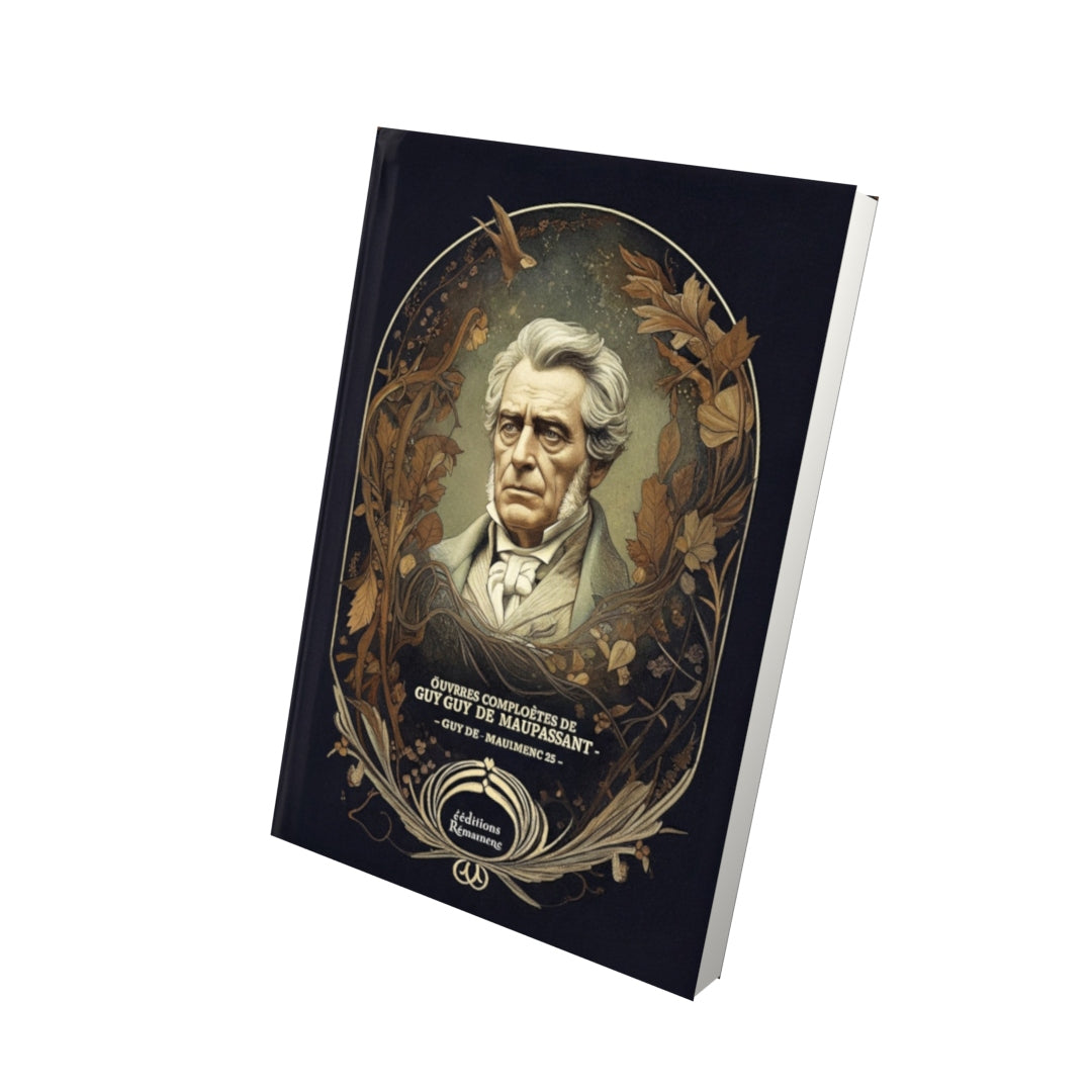 Livre Œuvres complètes de Guy de Maupassant - volume 25 - Vue 3D - Editions Remanence