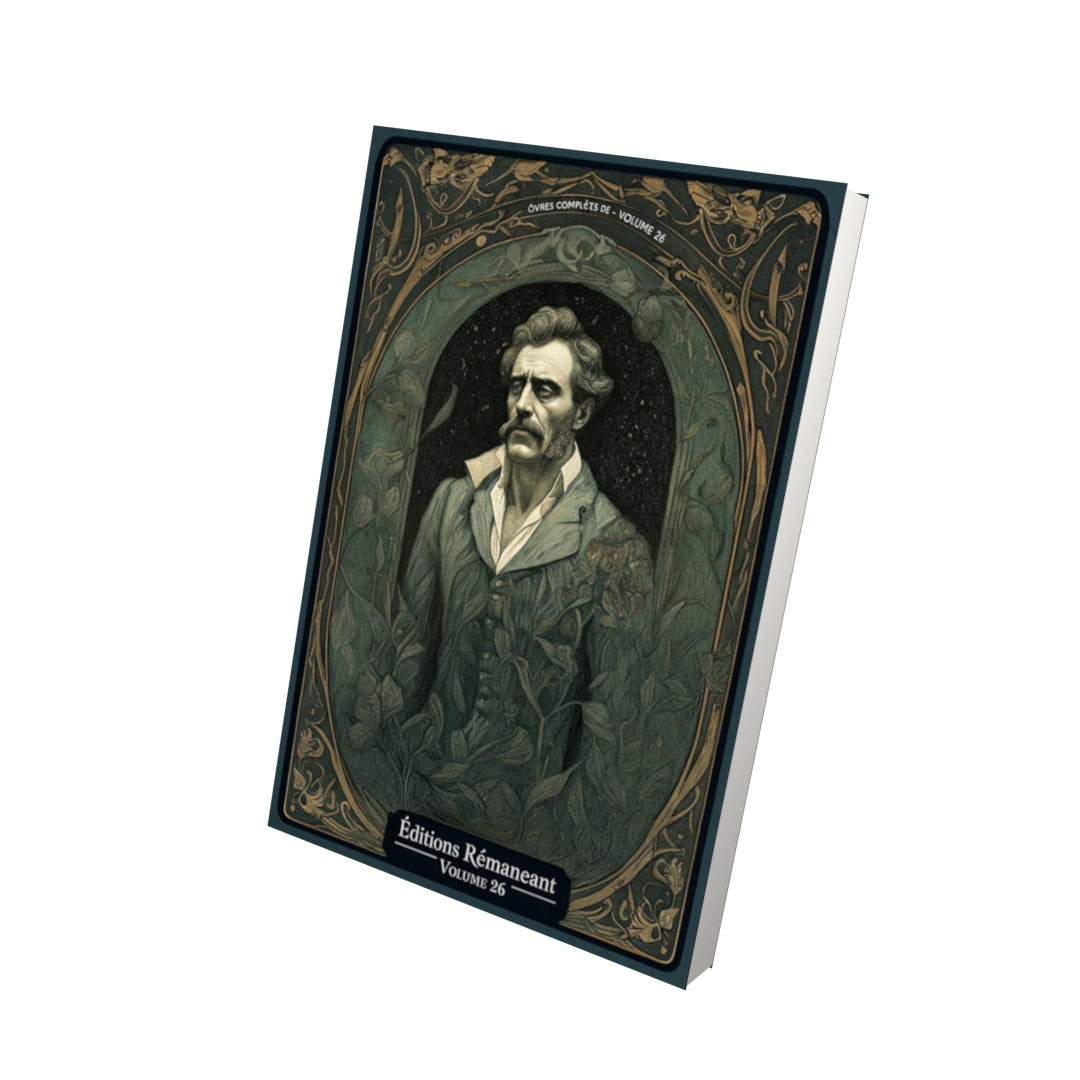 Livre Œuvres complètes de Guy de Maupassant - volume 26 - Vue 3D - Editions Remanence