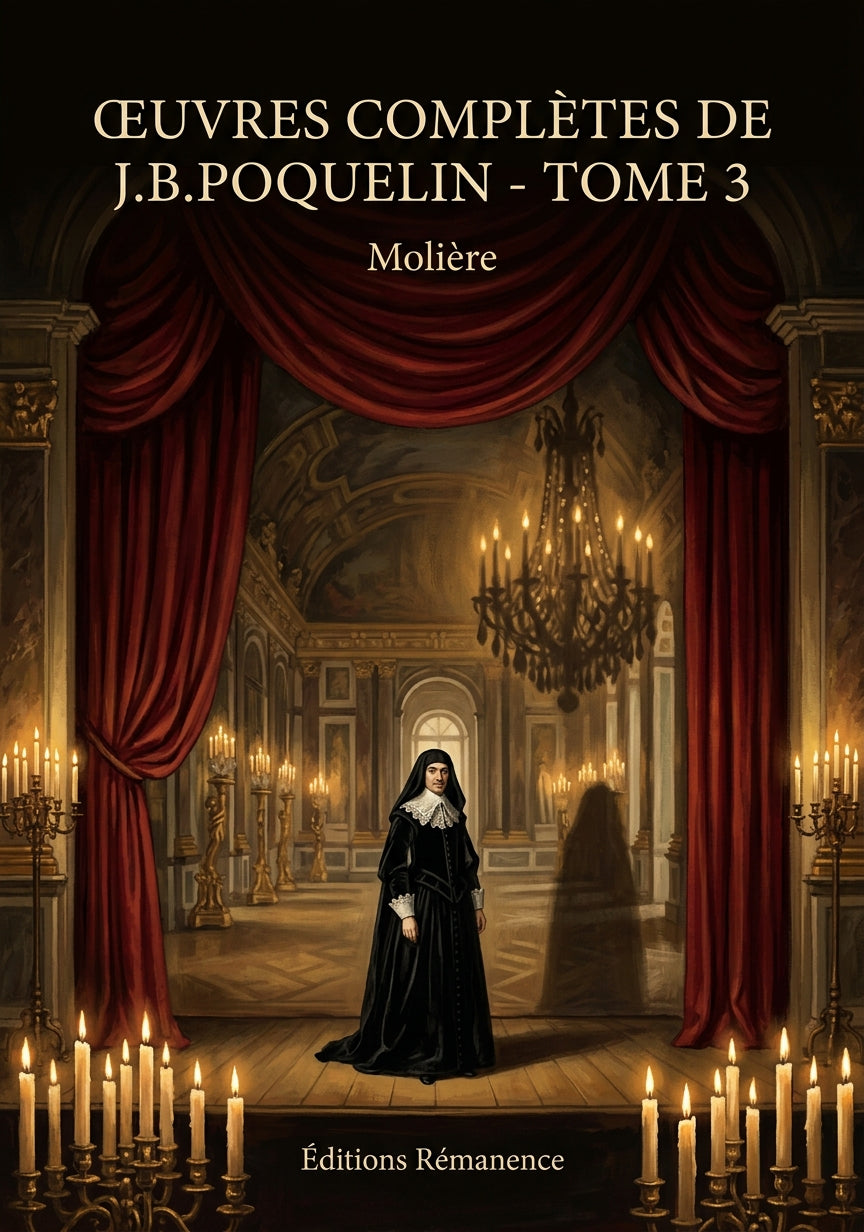 Livre Œuvres complètes de J.B.Poquelin - Tome 3 par Molière - Couverture - Editions Remanence