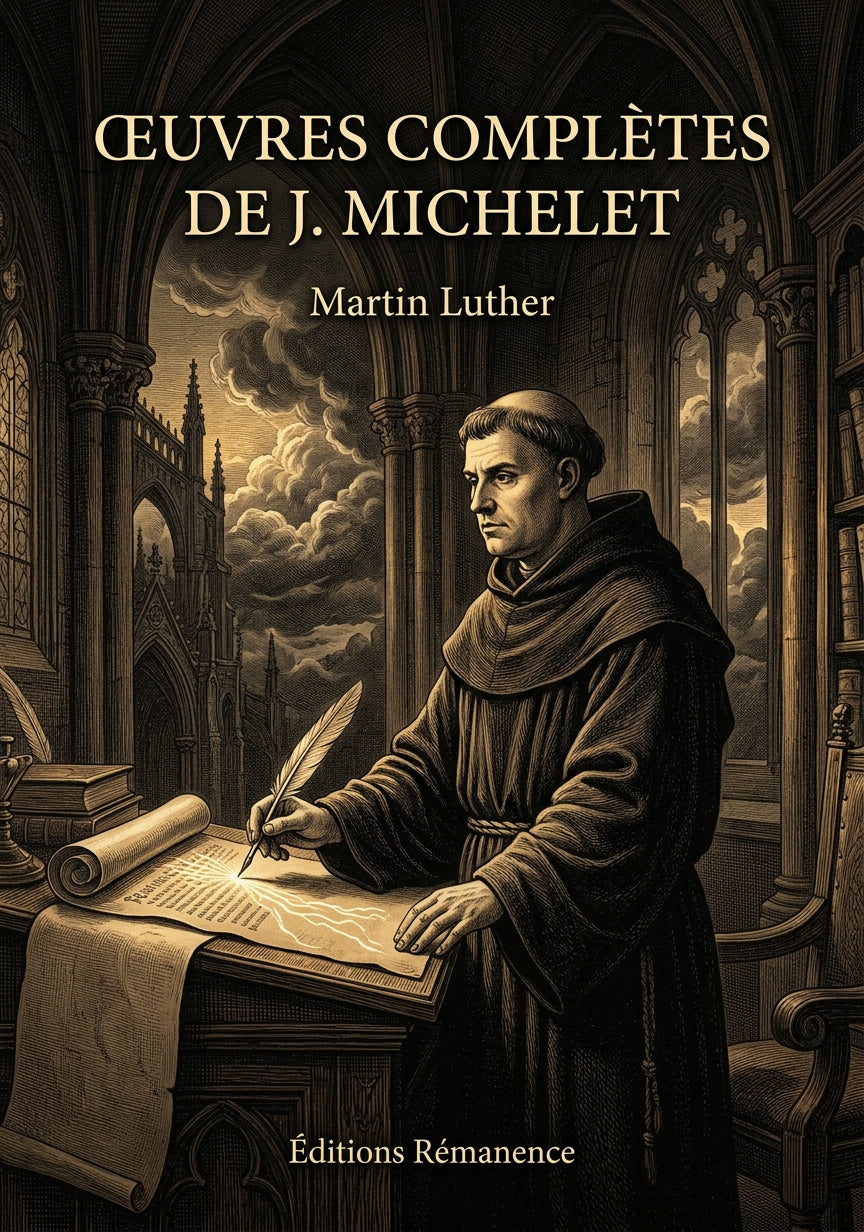 Livre Œuvres complètes de J. Michelet par Martin Luther - Couverture - Editions Remanence