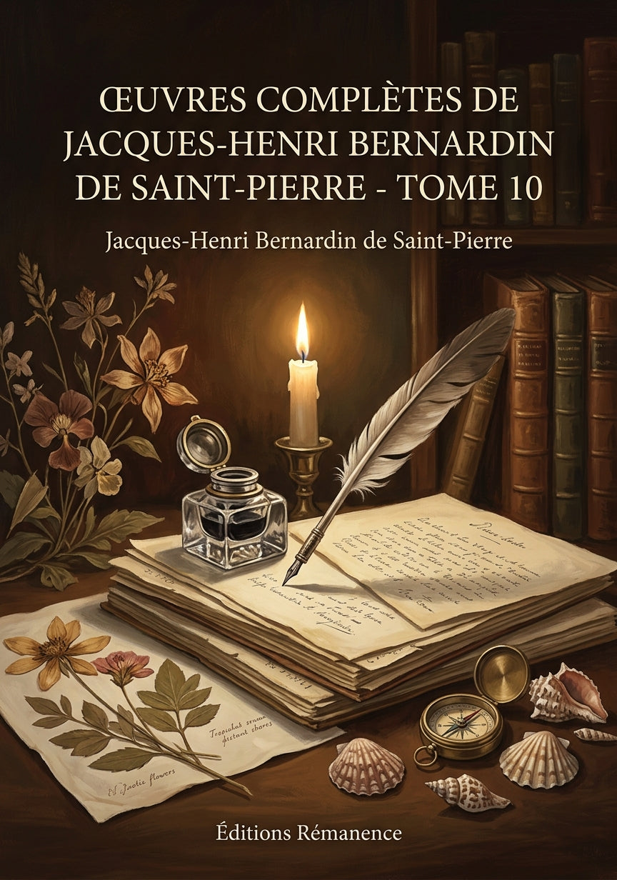 Livre Œuvres complètes de Jacques-Henri Bernardin de Saint-Pierre - Tome 10 par Jacques-Henri Bernardin de Saint-Pierre - Couverture - Editions Remanence