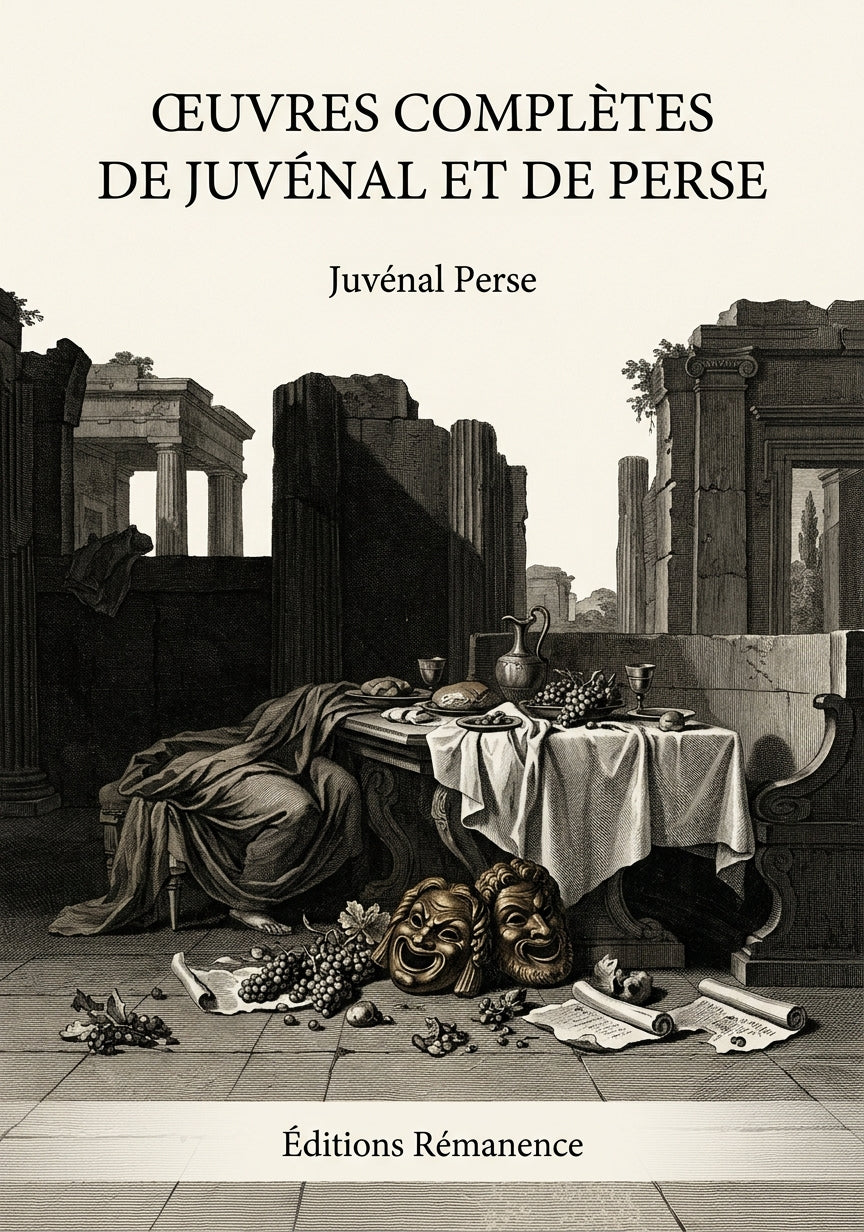Livre Œuvres complètes de Juvénal et de Perse par Juvénal Perse - Couverture - Editions Remanence