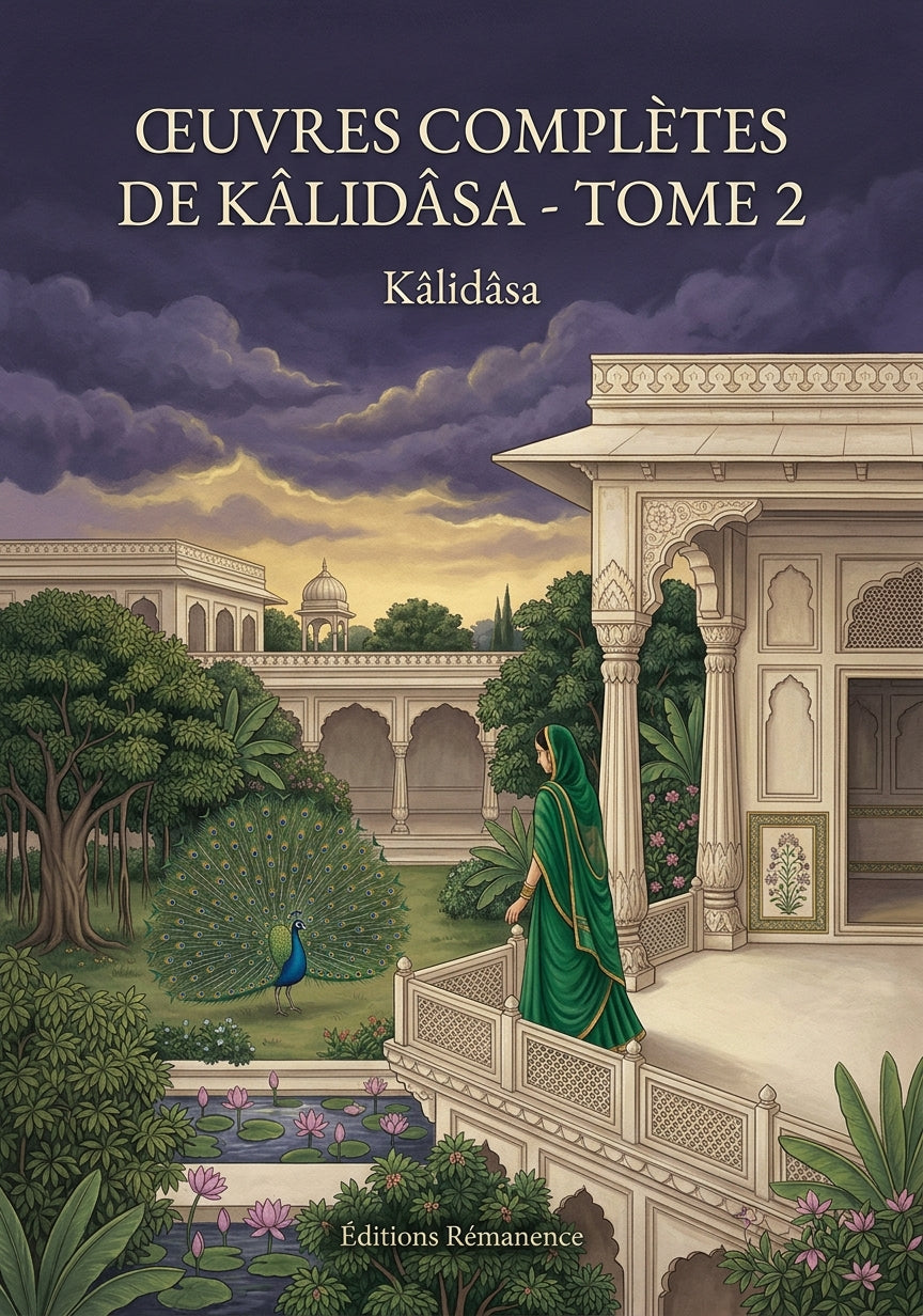 Livre Œuvres complètes de Kâlidâsa - Tome 2 par Kâlidâsa - Couverture - Editions Remanence