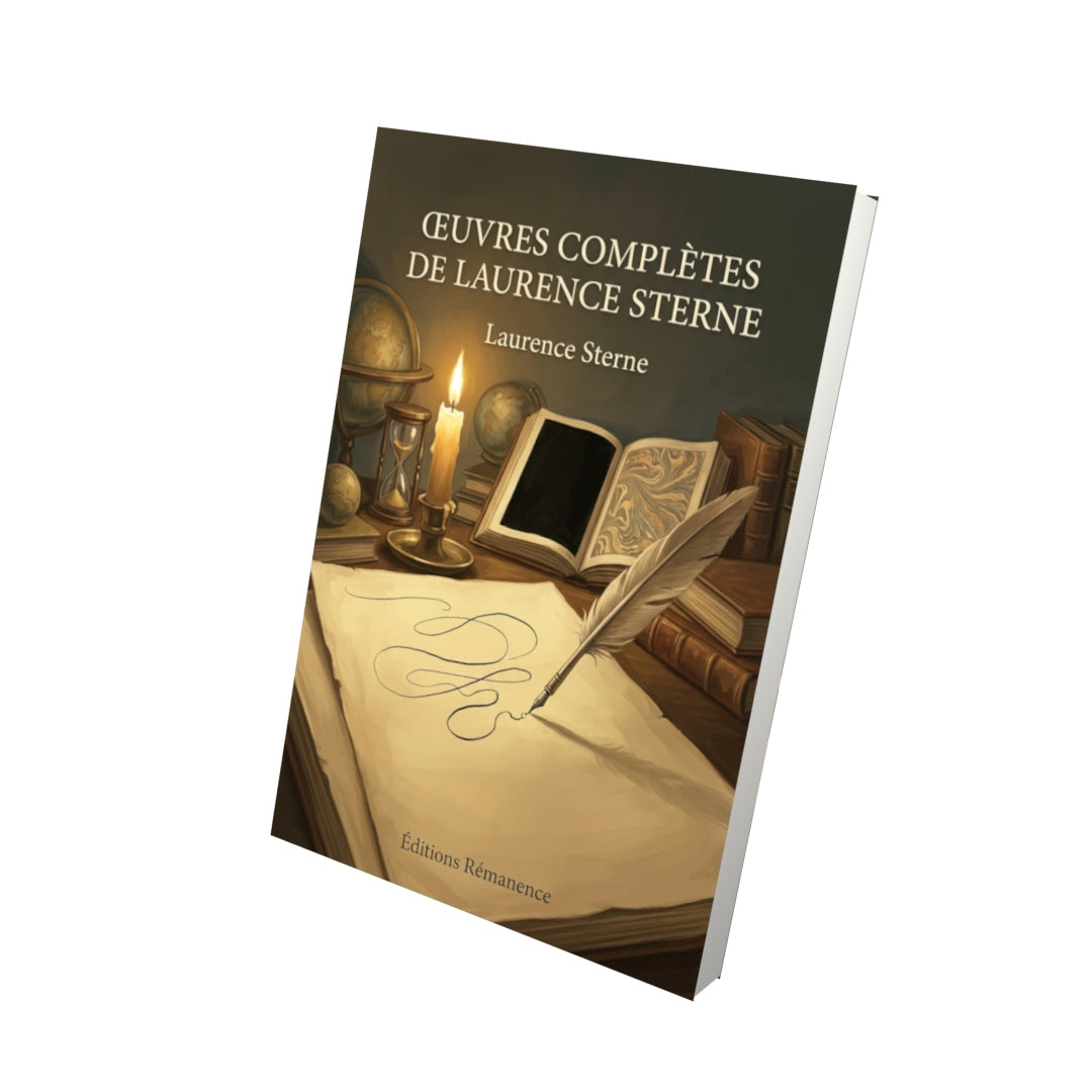 Livre Œuvres complètes de Laurence Sterne par Laurence Sterne - Vue 3D - Editions Remanence