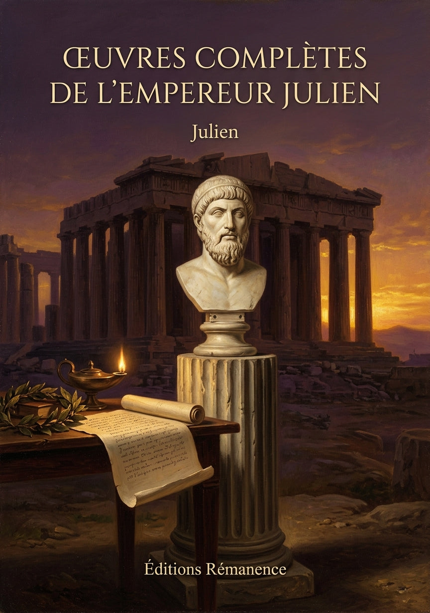 Livre Œuvres complètes de l’Empereur Julien par Julien - Couverture - Editions Remanence