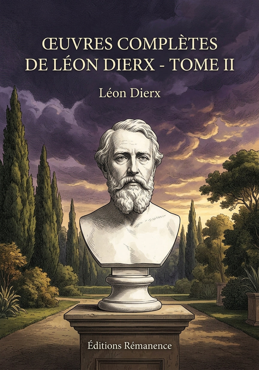 Livre Œuvres complètes de Léon Dierx - Tome II par Léon Dierx - Couverture - Editions Remanence