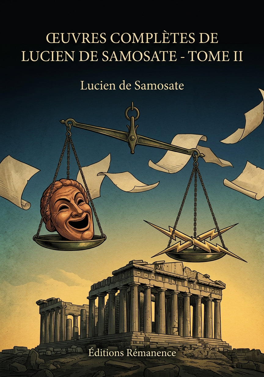 Livre Œuvres complètes de Lucien de Samosate - Tome II par Lucien de Samosate - Couverture - Editions Remanence
