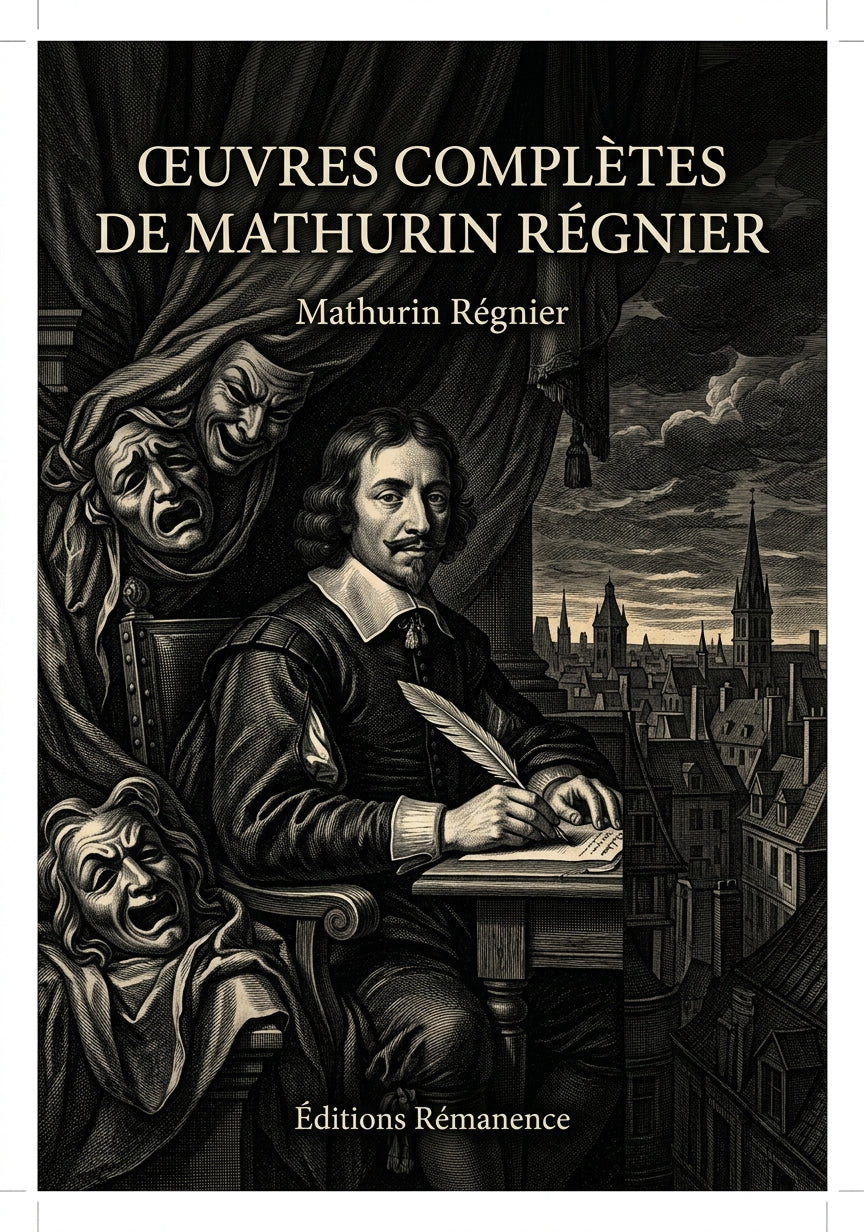 Livre Œuvres complètes de Mathurin Régnier par Mathurin Régnier - Couverture - Editions Remanence