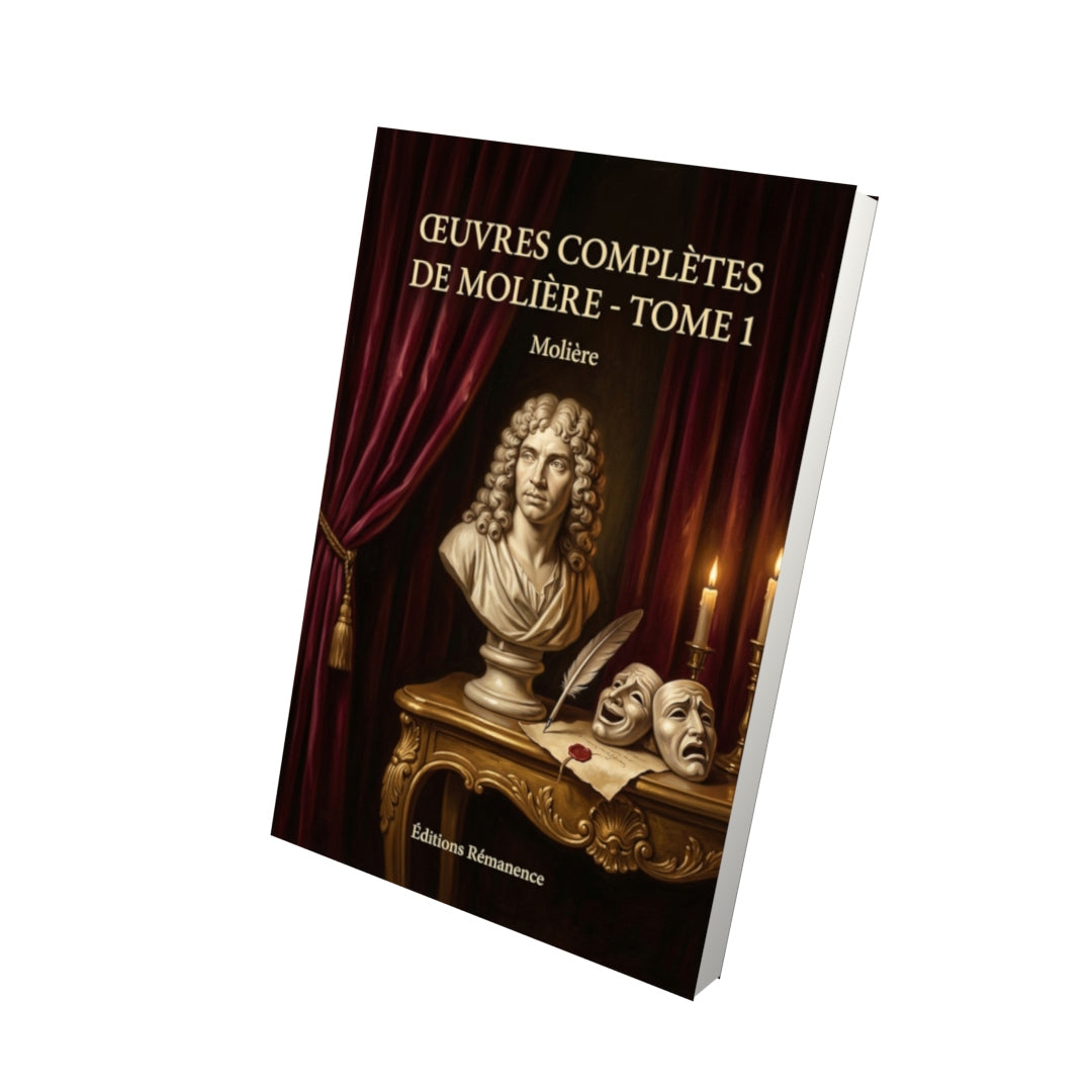 Livre Œuvres complètes de Molière - Tome 1 par Molière - Vue 3D - Editions Remanence
