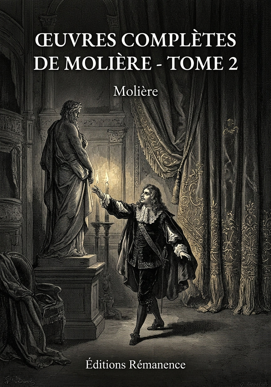Livre Œuvres complètes de Molière - Tome 2 par Molière - Couverture - Editions Remanence