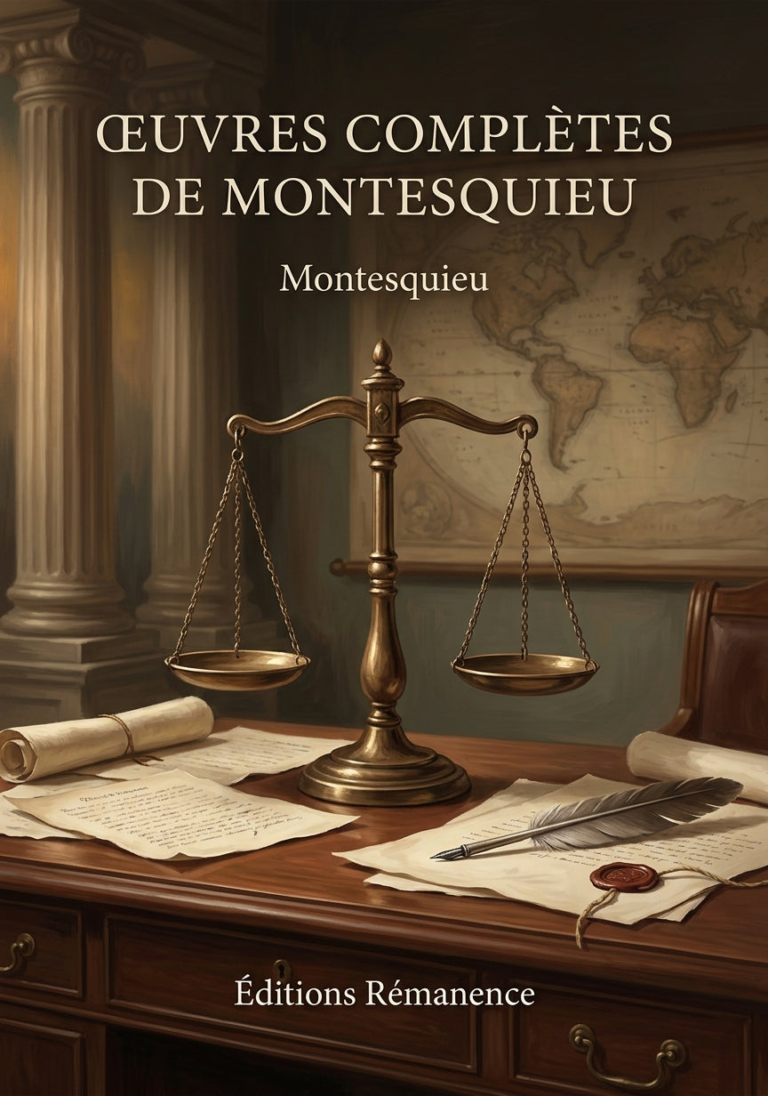 Livre Œuvres complètes de Montesquieu par Montesquieu - Couverture - Editions Remanence