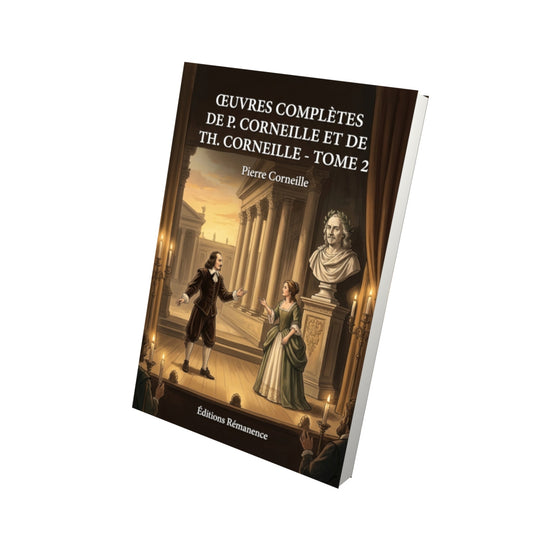 Livre Œuvres complètes de P. Corneille et de Th. Corneille - Tome 2 par Pierre Corneille - Vue 3D - Editions Remanence