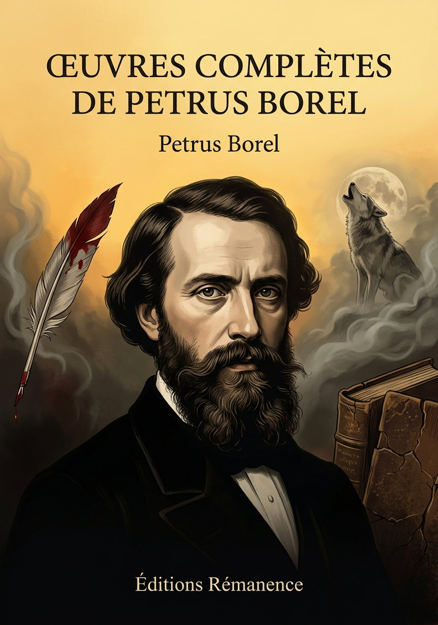 Livre Œuvres complètes de Petrus Borel par Pétrus Borel - Couverture - Editions Remanence