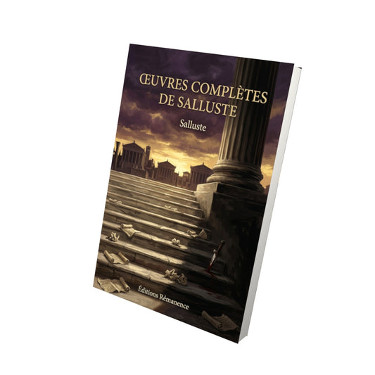 Livre Œuvres complètes de Salluste par Salluste - Vue 3D - Editions Remanence
