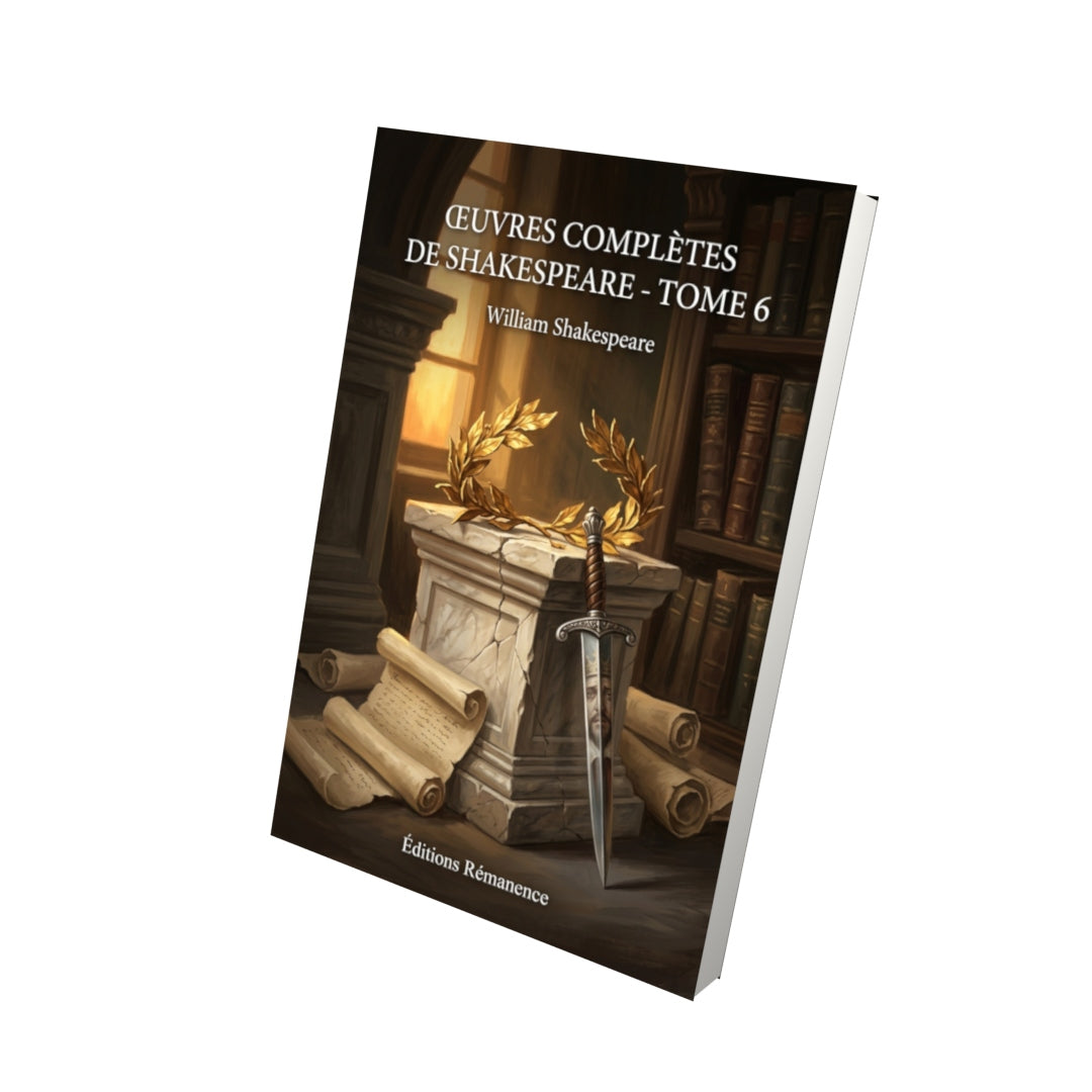 Livre Œuvres complètes de Shakespeare - Tome 6 par William Shakespeare - Vue 3D - Editions Remanence