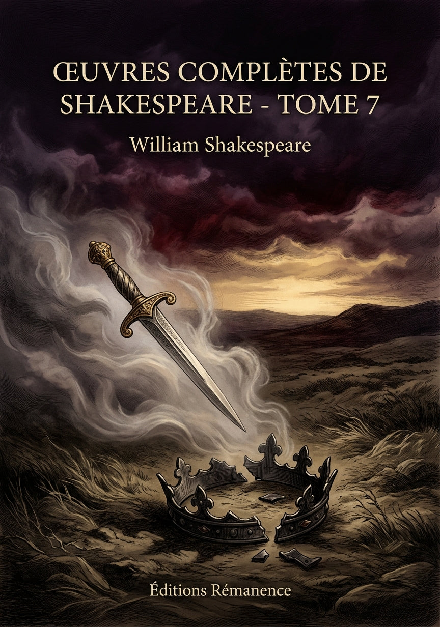 Livre Œuvres complètes de Shakespeare - Tome 7 par William Shakespeare - Couverture - Editions Remanence