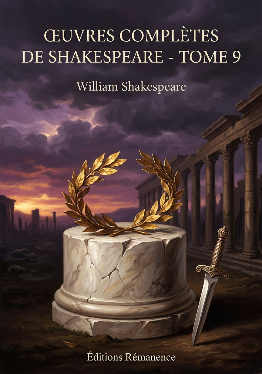 Livre Œuvres complètes de Shakespeare - Tome 9 par William Shakespeare - Couverture - Editions Remanence