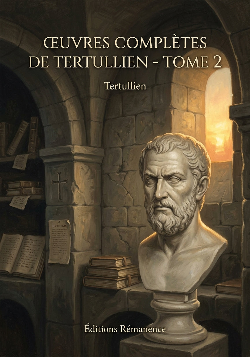 Livre Œuvres complètes de Tertullien - Tome 2 par Tertullien - Couverture - Editions Remanence