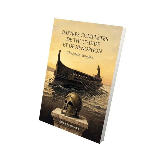 Livre Œuvres complètes de Thucydide et de Xénophon par Thucydide, Xénophon - Vue 3D - Editions Remanence