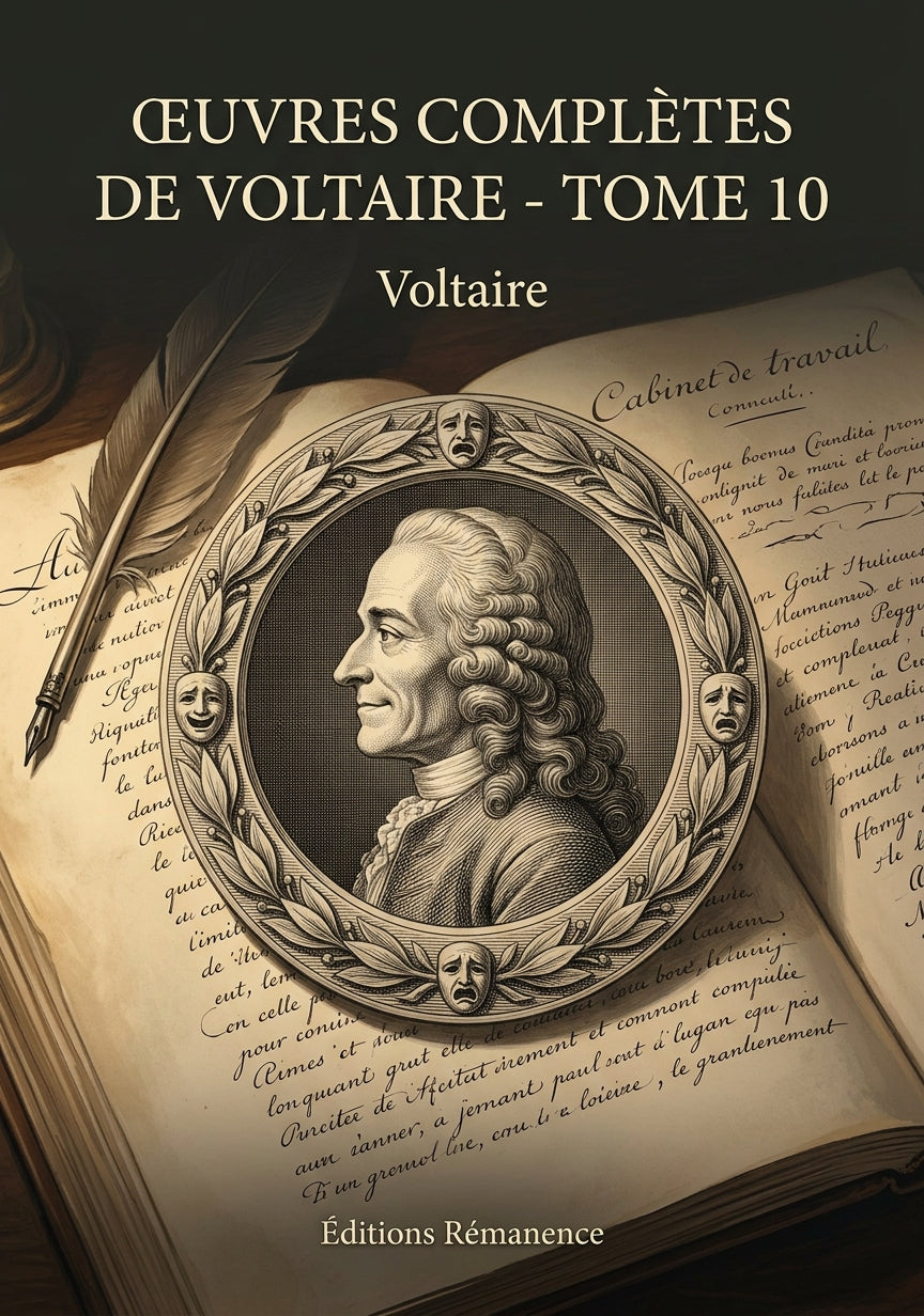 Livre Œuvres complètes de Voltaire - Tome 10 par Voltaire - Couverture - Editions Remanence