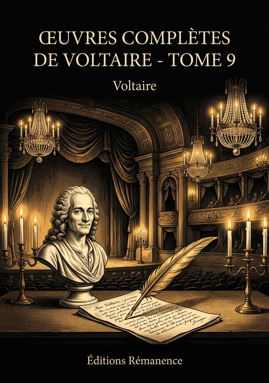Livre Œuvres complètes de Voltaire - Tome 9 par Voltaire - Couverture - Editions Remanence