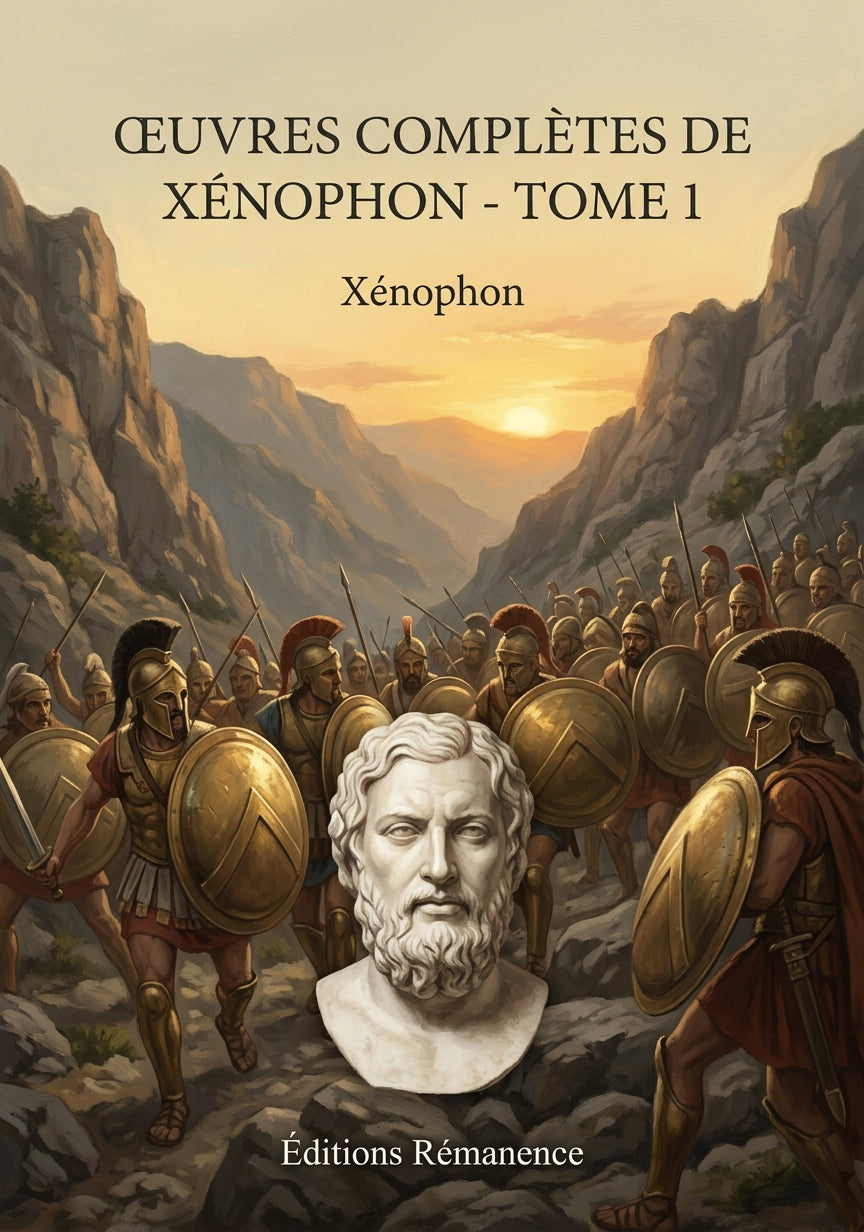 Livre Œuvres complètes de Xénophon - Tome 1 par Xénophon - Couverture - Editions Remanence
