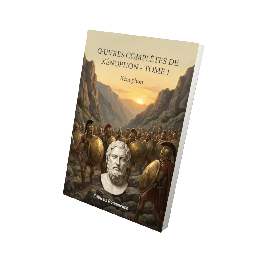 Livre Œuvres complètes de Xénophon - Tome 1 par Xénophon - Vue 3D - Editions Remanence