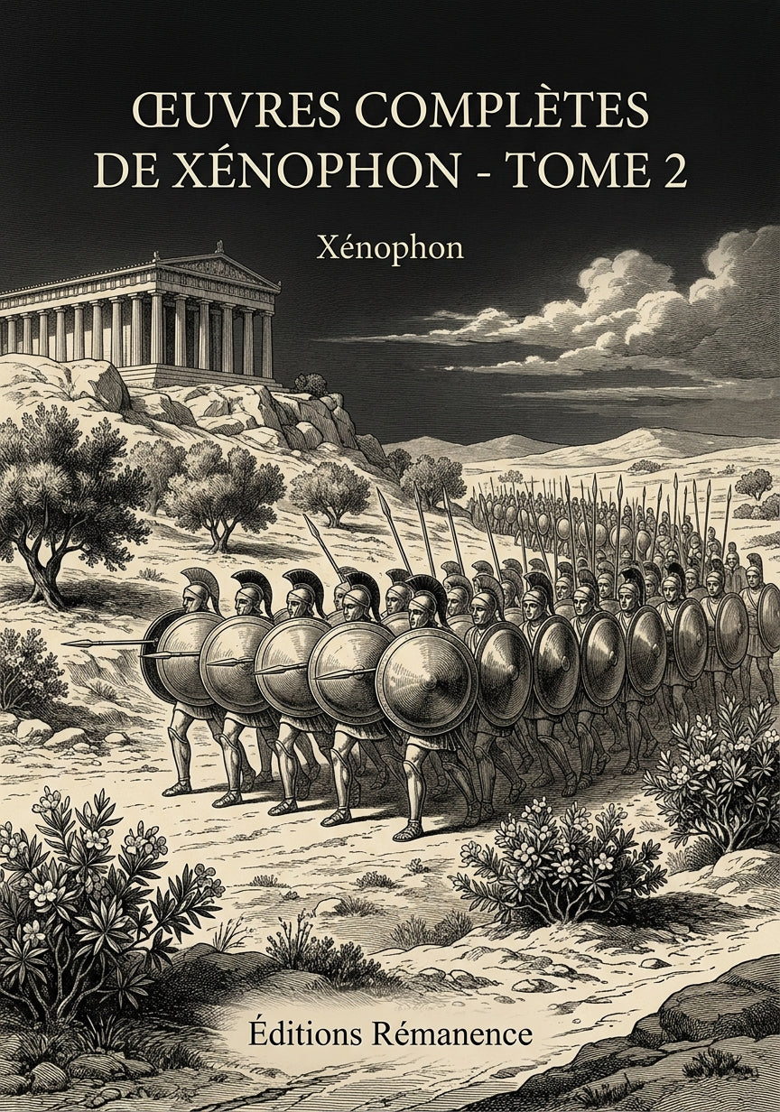 Livre Œuvres complètes de Xénophon - Tome 2 par Xénophon - Couverture - Editions Remanence