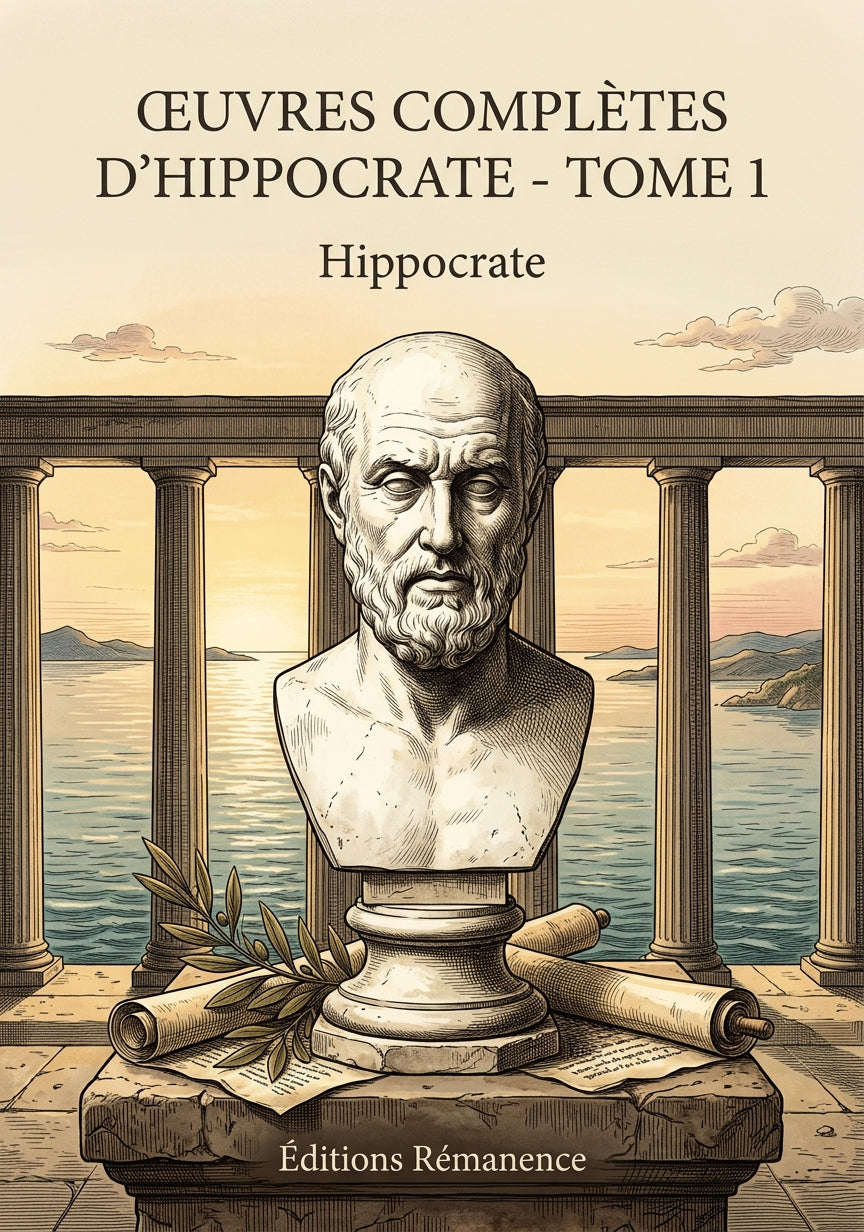 Livre Œuvres complètes d’Hippocrate - Tome 1 par Hippocrate - Couverture - Editions Remanence