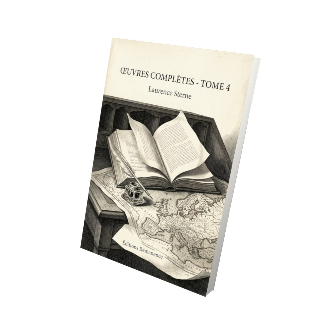 Livre Œuvres complètes - Tome 4 - Laurence Sterne - Vue 3D - Editions Remanence