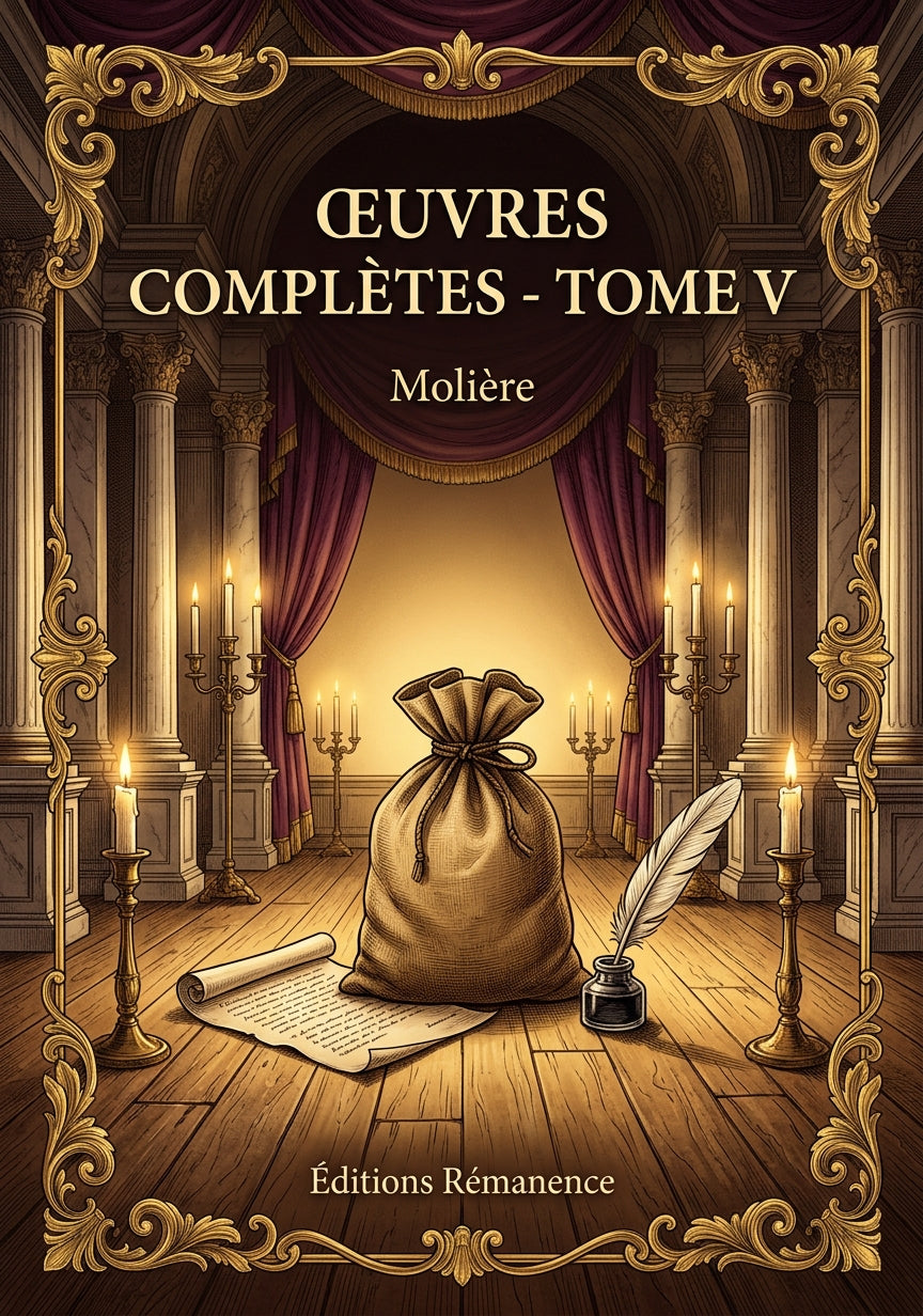 Livre Œuvres complètes - Tome V par Molière - Couverture - Editions Remanence