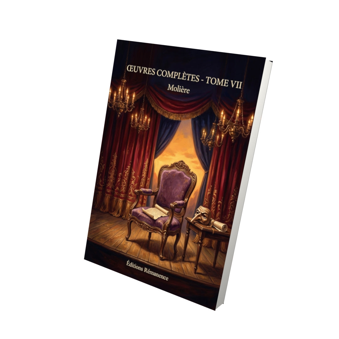 Livre Œuvres complètes - Tome VII par Molière - Vue 3D - Editions Remanence