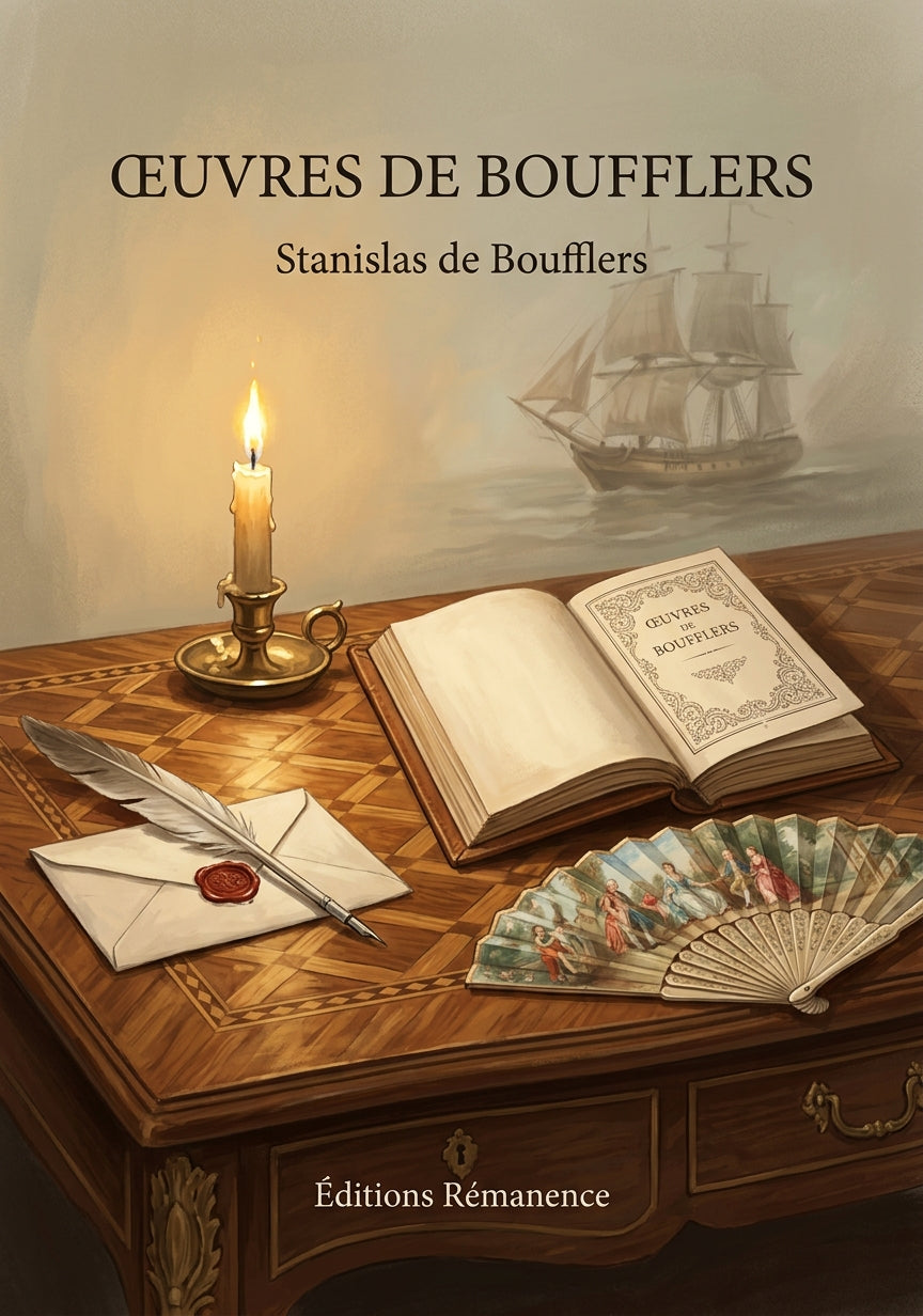 Livre Œuvres de Boufflers par Stanislas de Boufflers - Couverture - Editions Remanence
