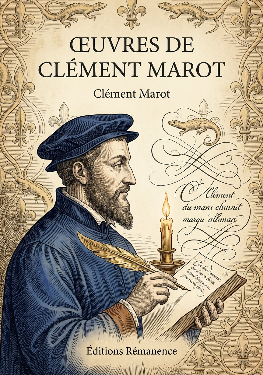 Livre Œuvres de Clément Marot par Clément Marot - Couverture - Editions Remanence