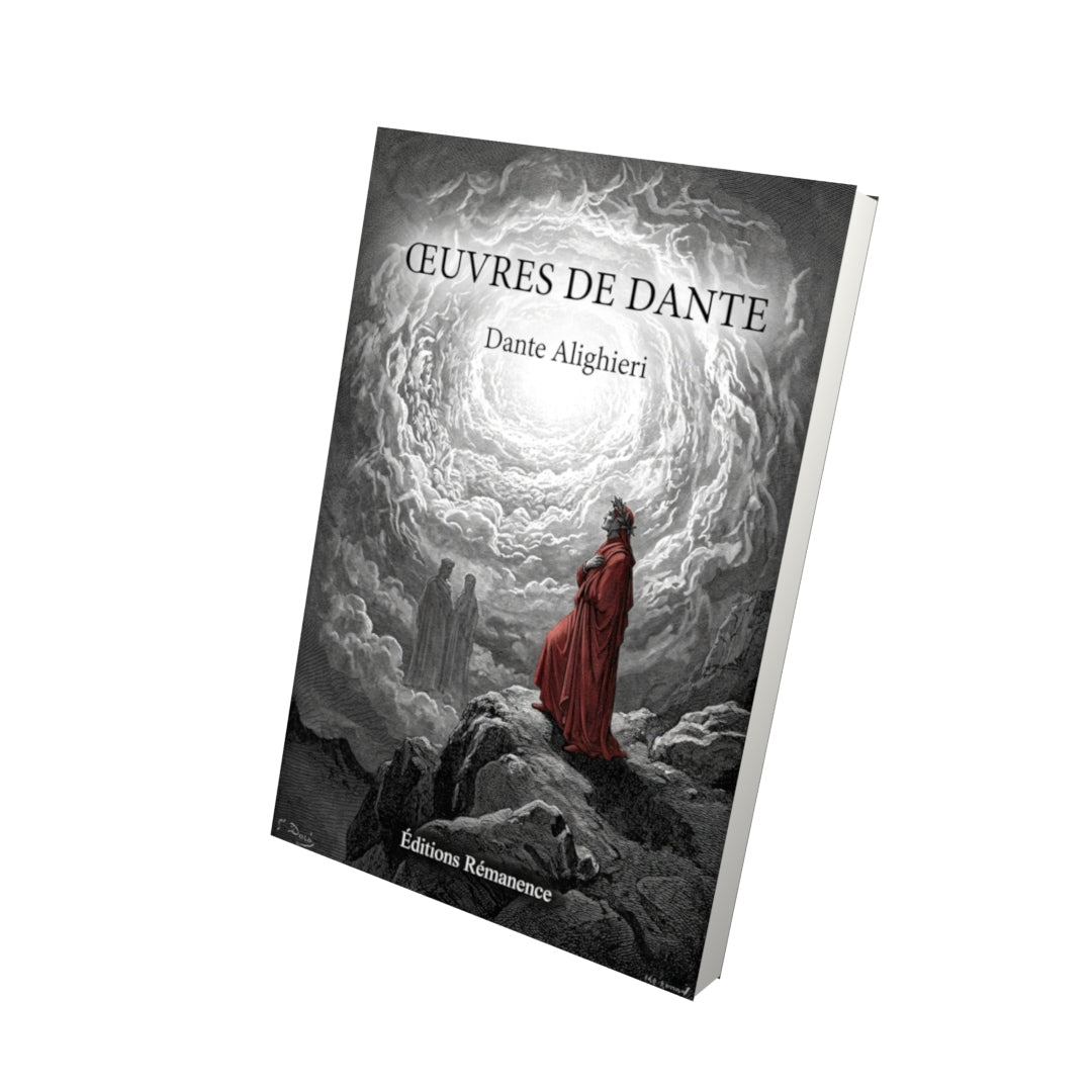 Livre Œuvres de Dante par Dante Alighieri - Vue 3D - Editions Remanence