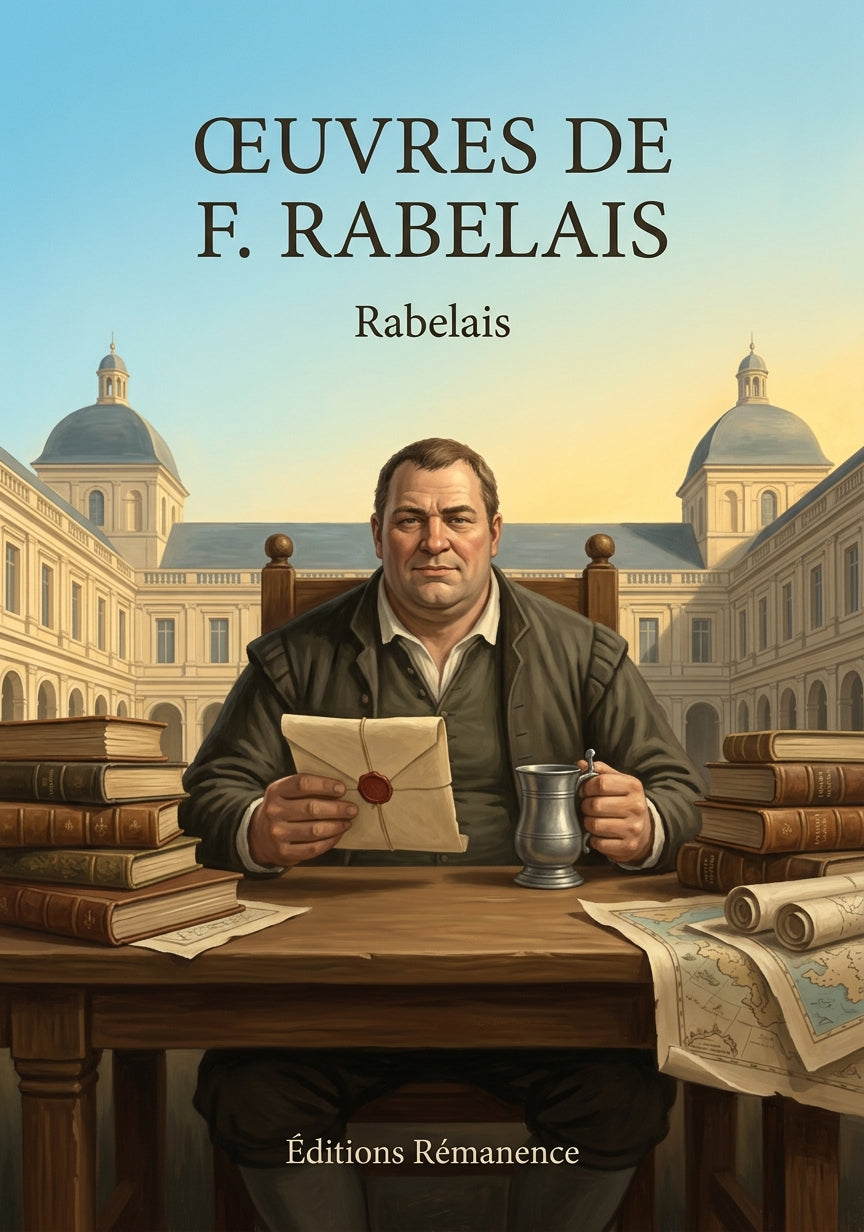 Livre Œuvres de F. Rabelais par Rabelais - Couverture - Editions Remanence