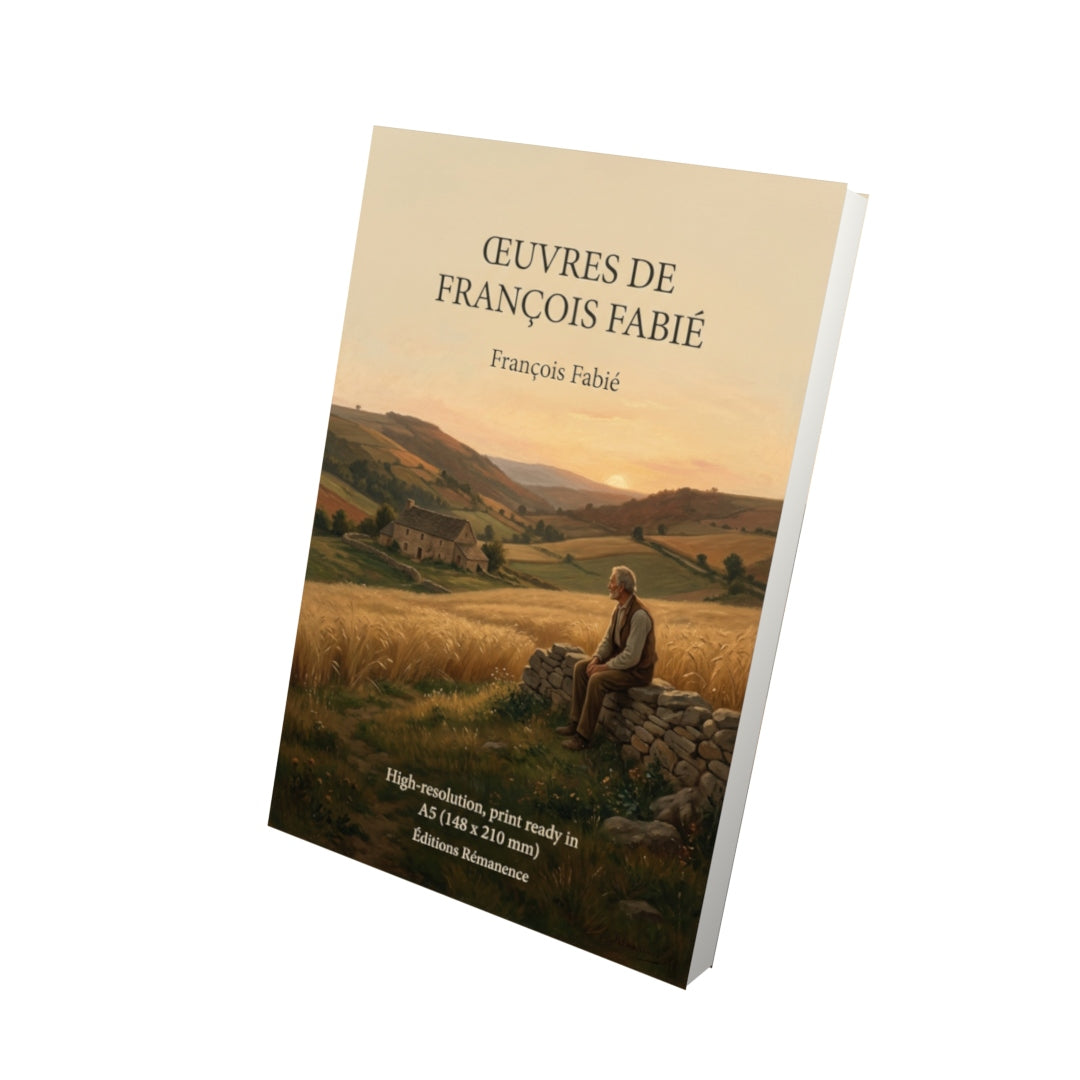 Livre Œuvres de François Fabié par François Fabié - Vue 3D - Editions Remanence