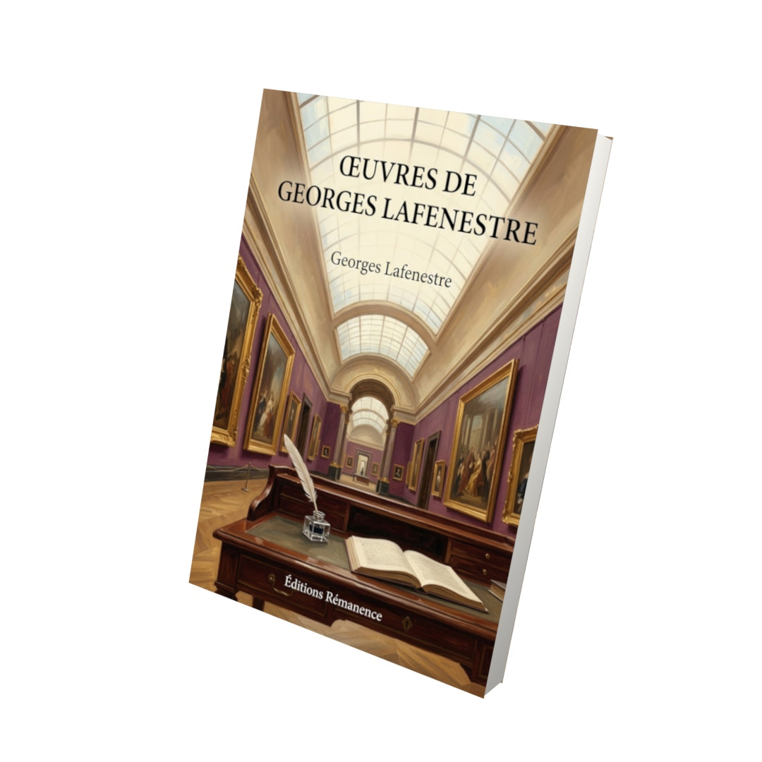Livre Œuvres de Georges Lafenestre par Georges Lafenestre - Vue 3D - Editions Remanence