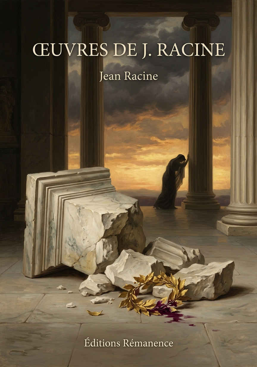Livre Œuvres de J. Racine par Jean Racine - Couverture - Editions Remanence